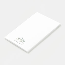 elegant waterverf leaf op maat post-it® notes