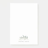 elegant waterverf leaf op maat post-it® notes (Voorkant)