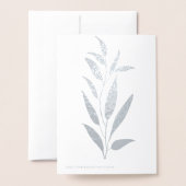 Elegant Waterverf Light Blue Afstuderen Foto Folie Kaarten (Met envelop)