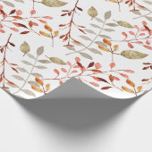 Elegant Waterverf Merry Kerstmis Cadeaupapier (Hoek)