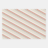 Elegant Waterverf Merry Kerstmis Inpakpapier Vel (Voorkant 3)