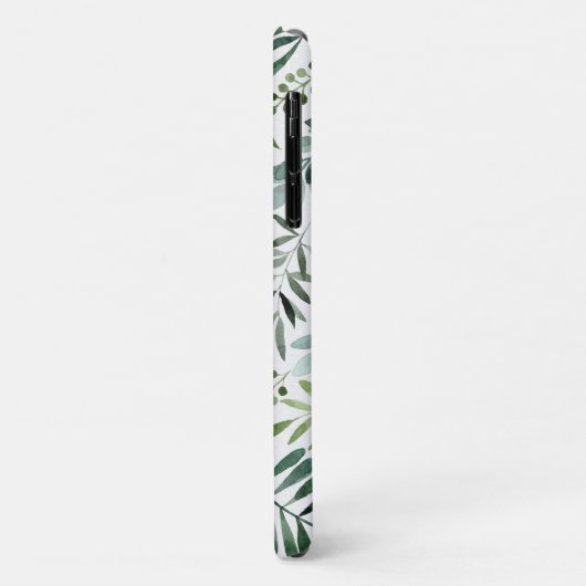 Elegant Waterverf met botanische bladeren  Case-Mate iPhone Case (Achterkant/links)