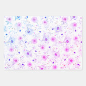 Elegant waterverf met florale verpakking inpakpapier vel (Voorkant)