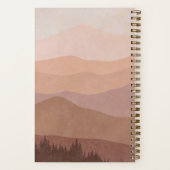 Elegant Waterverf Mountains Adventure Travel Notitieboek (Achterkant)