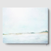 Elegant Waterverf Ocean Beach Wedding Guestbook Gastenboek (Achterkant)