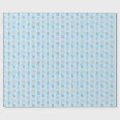 Elegant Waterverf Ocean Wrapping Paper Cadeaupapier (Vlak)