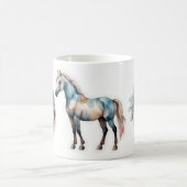 Elegant Waterverf paard Koffiemok (Center)