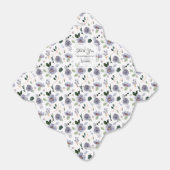 Elegant Waterverf Paarse Floral Bedankdoosjes (Uitgevouwen)