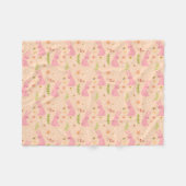 Elegant Waterverf paaspatroon | Fleece Blanket Deken (Voorkant (Horizontaal))