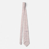 Elegant Waterverf paaspatroon | Necktie Stropdas (Achterkant)