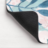 Elegant Waterverf pasta laat monogram Muismat (Hoek)