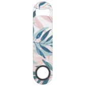 Elegant Waterverf pasta laat monogram Speed Flessenopener (Achterkant)