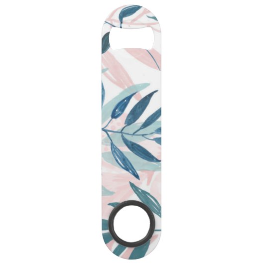 Elegant Waterverf pasta laat monogram Speed Flessenopener (Achterkant)