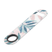 Elegant Waterverf pasta laat monogram Speed Flessenopener (Achterkant Gekanteld)