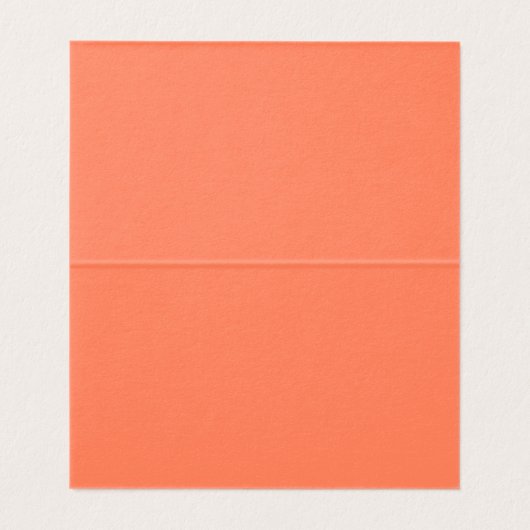 Elegant Waterverf Peach Peony Wedding Table Cards Visitekaartje (Binnenkant ongevouwen)