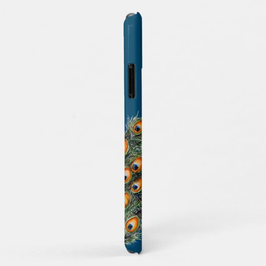Elegant Waterverf Peacock op maat Case-Mate iPhone Case (Achterkant/rechts)