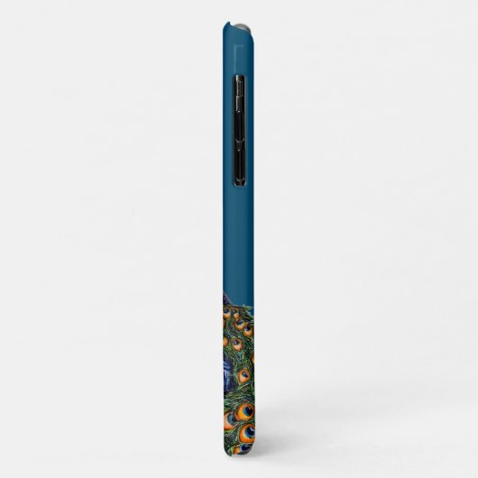 Elegant Waterverf Peacock op maat Case-Mate iPhone Case (Achterkant/links)