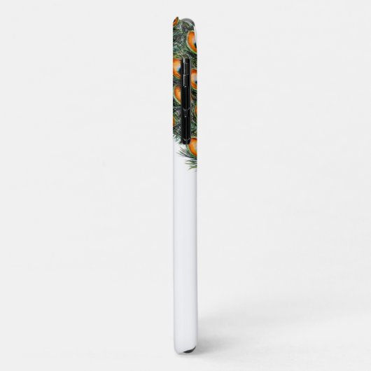 Elegant Waterverf Peacock op maat Case-Mate iPhone Case (Achterkant/links)