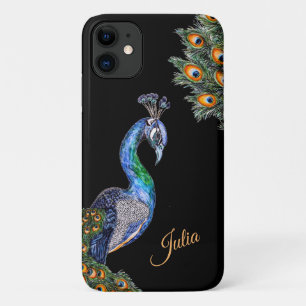 Elegant Waterverf Peacock op maat Case-Mate iPhone Case