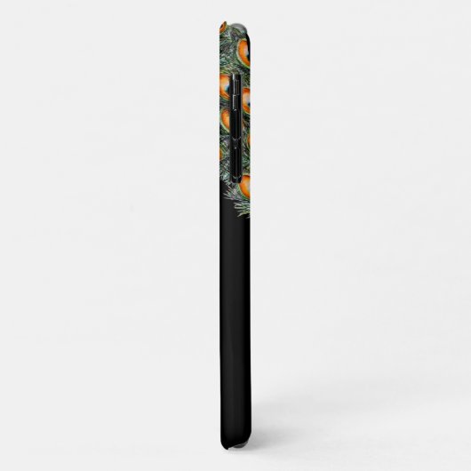 Elegant Waterverf Peacock op maat Case-Mate iPhone Case (Achterkant/links)