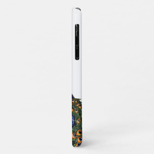 Elegant Waterverf Peacock op maat Case-Mate iPhone Case (Achterkant/links)