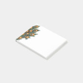 Elegant Waterverf Peacock Post-it® Notes (Schuin)