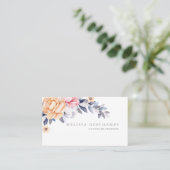 Elegant Waterverf Peony Floral Loyalty (Staand voorkant)