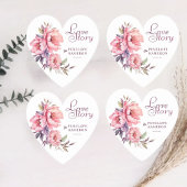 Elegant Waterverf Pink Peonies Kartonnen Onderzetters