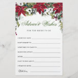 Elegant Waterverf Poinsettia Bridal Advice Kaart<br><div class="desc">Elegant Waterverf Poinsettia Bridal Advice Kaart Pas de bruid aan om de naam en de datum van de douche aan te passen. Voor verdere aanpassing,  te klikken gelieve de "pas verder"verbinding aan. Als je hulp nodig hebt,  neem dan contact met me op.</div>