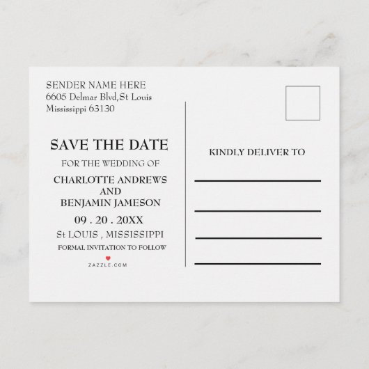 Elegant waterverf Pumpkin Wedding Save the Date Aankondigingskaart (Achterkant)