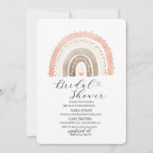 Elegant waterverf regenboog Baby shower Kaart (Voorkant)