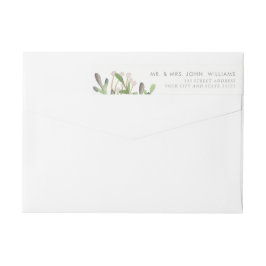 Elegant Waterverf Return Address Label