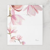 Elegant Waterverf Romantisch vrijgezellenfeest Plaatskaartje (Buitenkant ongevouwen)