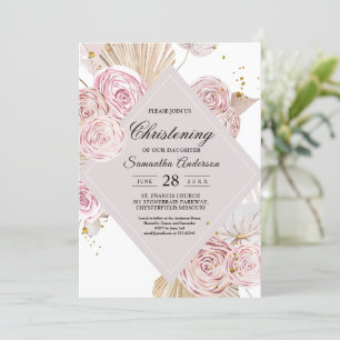 Elegant Waterverf Roze en Paars Lijst Kaart