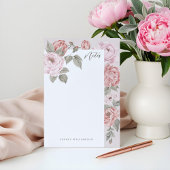 Elegant Waterverf Roze pinda's in Bloom Floral Post-it® Notes