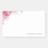 Elegant Waterverf Rozen Flowers Florence Sjabloon Post-it® Notes (Voorkant)