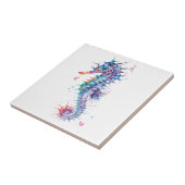 Elegant Waterverf Seahorse keramische Tegel Tegeltje (Zijkant)