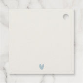 Elegant Waterverf sneeuwwinterpijn Bedankjes Labels (Achterkant)