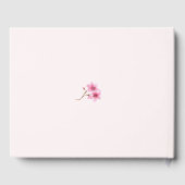 Elegant Waterverf Spring Cherry Blossom Wedding Gastenboek (Achterkant)