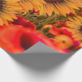Elegant Waterverf Sunflower Cadeaupapier (Hoek)