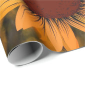 Elegant Waterverf Sunflower Cadeaupapier (Rol Hoek)