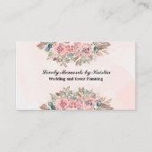 Elegant waterverf visitekaartje (Voorkant)