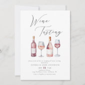 Elegant Waterverf Vrijgezellenfeest voor het teste Kaart (Voorkant)