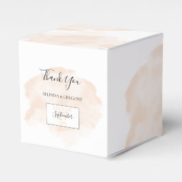 Elegant Waterverf Wedding Bedankdoosjes