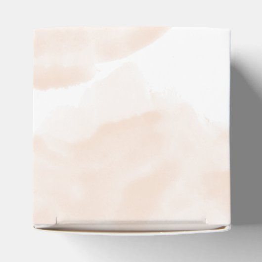 Elegant Waterverf Wedding Bedankdoosjes (Bovenkant)