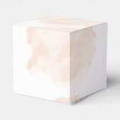 Elegant Waterverf Wedding Bedankdoosjes (Achterkant)