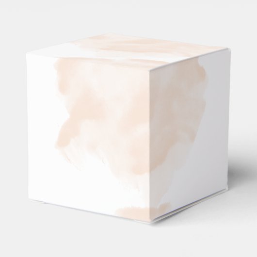 Elegant Waterverf Wedding Bedankdoosjes (Achterkant)