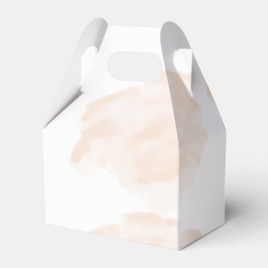 Elegant Waterverf Wedding Bedankdoosjes (Achterkant)