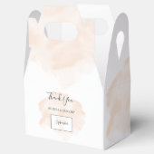 Elegant Waterverf Wedding Bedankdoosjes (Geopend)