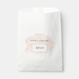 Elegant Waterverf Wedding Bedankzakje